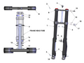 2022 Cobra CX65 - FORKS & TRIPLE CLAMPS