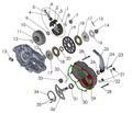 2020 Cobra CX50 FWE - ENGINE - CLUTCH & KICK LEVER