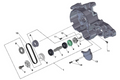 2017 Cobra CX50 JR - ENGINE - WATER PUMP