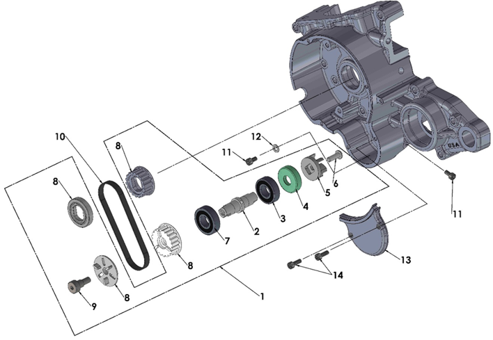 2026 Cobra CX50 SRx KING - ENGINE - WATER PUMP