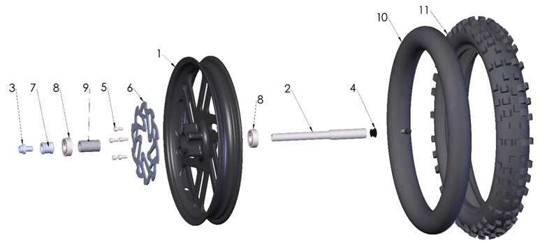 2026 Cobra CX5e - WHEEL - FRONT