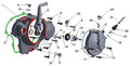 2026 Cobra CX65 - ENGINE - CLUTCH SIDE COVERS