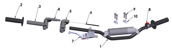 2026 Cobra CX50 SRx KING - HANDLEBARS & CONTROLS