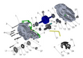 2026 Cobra CX50 SRx KING - ENGINE - BOTTOM END & TRANSMISSION