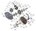 2019 Cobra CX50 JR - ENGINE - CLUTCH & KICK LEVER
