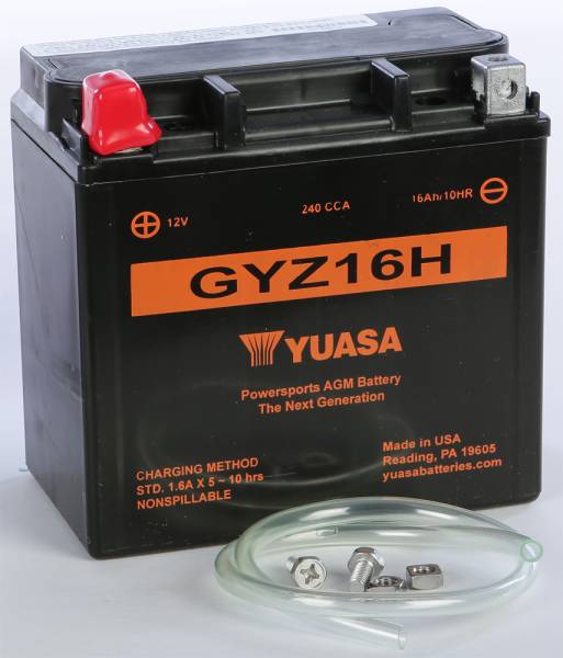 YUASA - BATTERY GYZ16H SEALED FACTORY ACTIVATED - Image 1