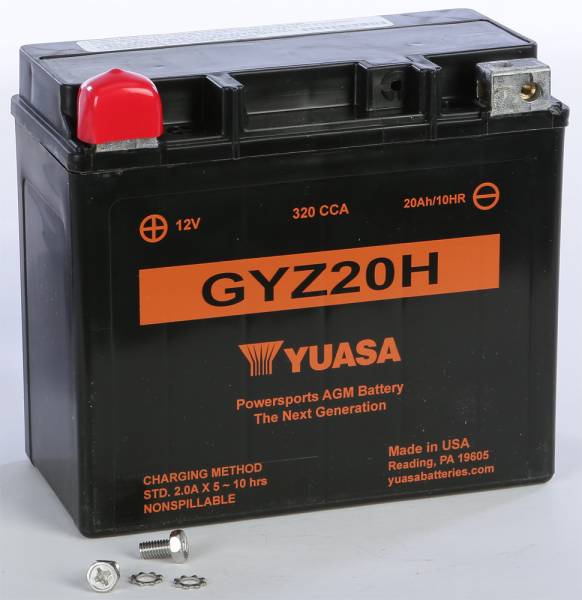 YUASA - BATTERY GYZ20H SEALED FACTORY ACTIVATED - Image 1