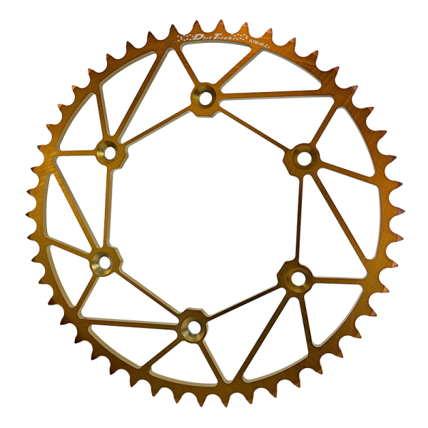 DIRT TRICKS - REAR SPROCKET CHROMOLY STL/ZIR 48T-520 INFERNO KTM - Image 1