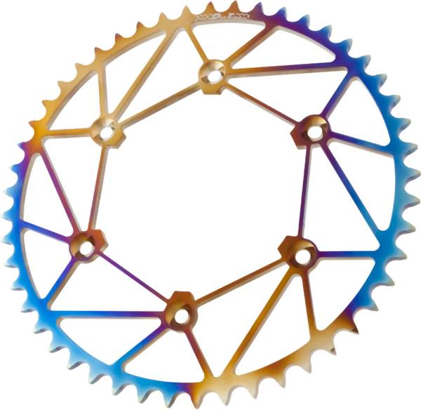 DIRT TRICKS - REAR SPROCKET CHROMOLY STL/ZIR 49T-520 CHROMATIC SHE - Image 1