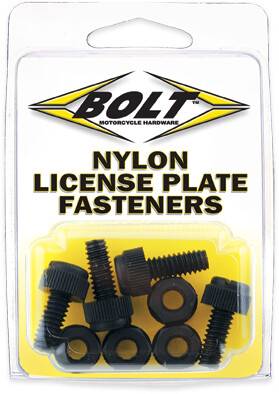 BOLT - LICENSE PLATE BOLTS/NUTS 4/PK - Image 1