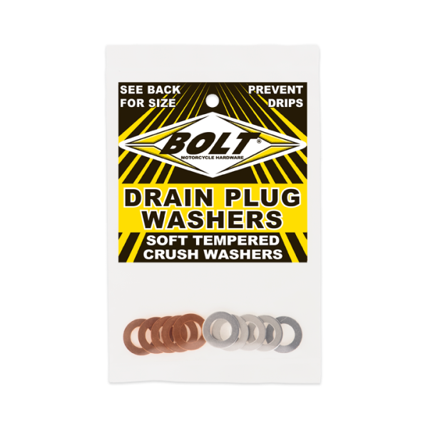 BOLT - CRUSH WASHERS 10X18MM 10/PK 5 ALUMINUM & 5 COPPER - Image 1