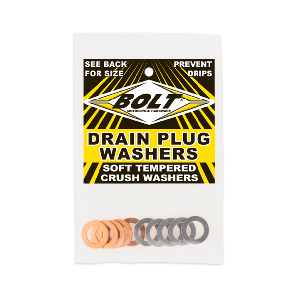 BOLT - CRUSH WASHERS 12X20MM 10/PK 5 ALUMINUM & 5 COPPER - Image 1