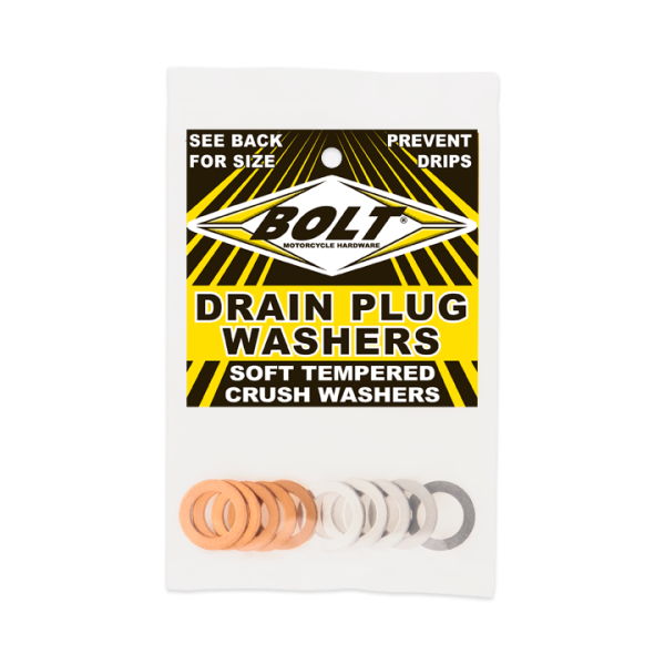 BOLT - CRUSH WASHERS 14X22.3MM 10/PK 5 ALUMINUM & 5 COPPER - Image 1