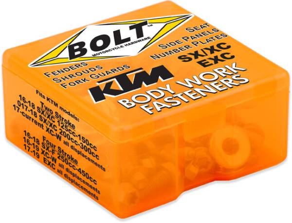 BOLT - FULL PLASTIC FASTENER KIT KTM - Image 1