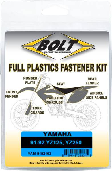 BOLT - FULL PLASTIC FASTENER YAM - Image 1