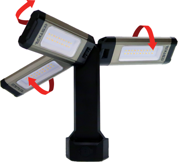 STKR - TRI-MOBILE WORK LIGHT 2000 LUMEN - Image 1