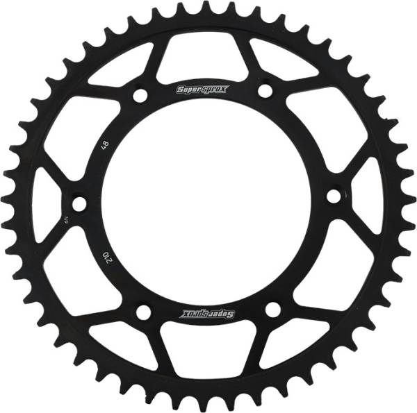 SUPERSPROX - REAR SPROCKET STEEL 48T-520 BLK HON - Image 1