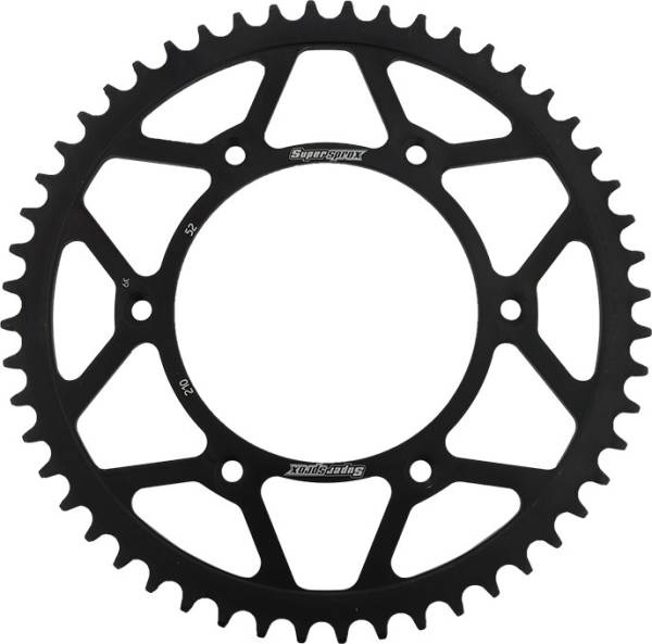 SUPERSPROX - REAR SPROCKET STEEL 52T-520 BLK HON - Image 1