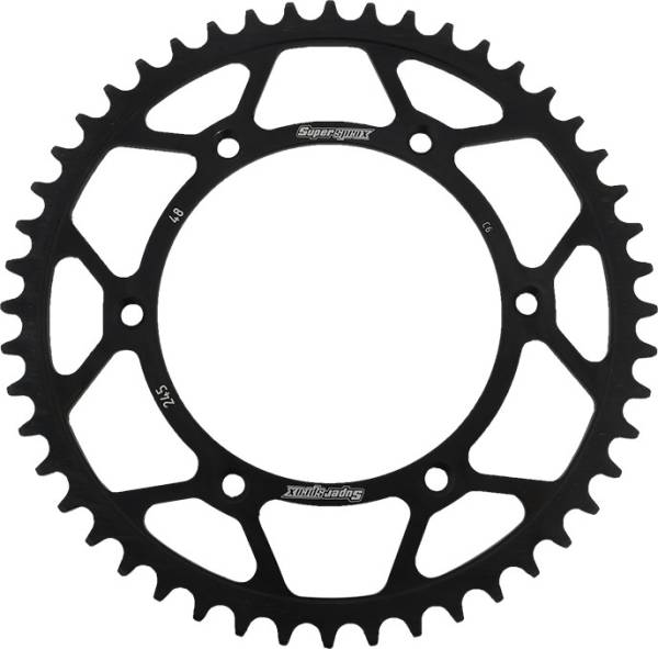 SUPERSPROX - REAR SPROCKET STEEL 48T-520 BLK YAM - Image 1