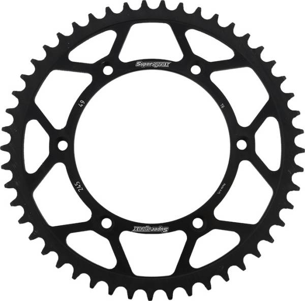 SUPERSPROX - REAR SPROCKET STEEL 49T-520 BLK YAM - Image 1