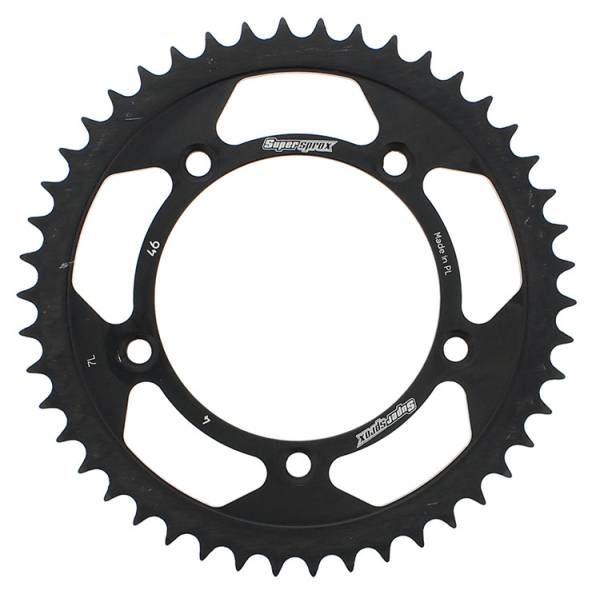 SUPERSPROX - REAR SPROCKET STEEL 46T-420 BLK KTM - Image 1