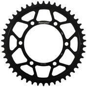 SUPERSPROX - REAR SPROCKET STEEL 46T-520 BLK HON/KAW/YAM - Image 1