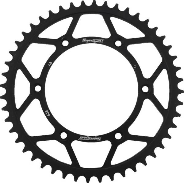 SUPERSPROX - REAR SPROCKET STEEL 48T-520 BLK SUZ - Image 1