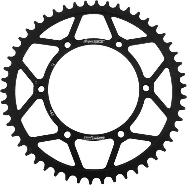 SUPERSPROX - REAR SPROCKET STEEL 50T-520 BLK SUZ - Image 1