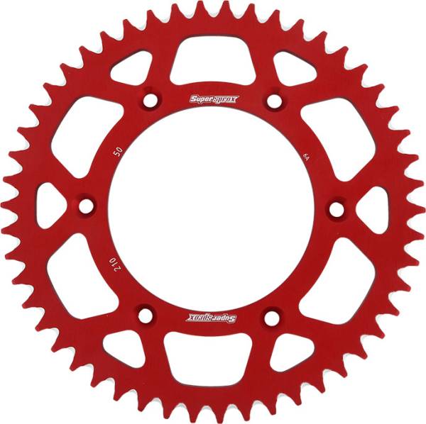 SUPERSPROX - REAR SPROCKET ALUMINUM 50T-520 RED HON - Image 1