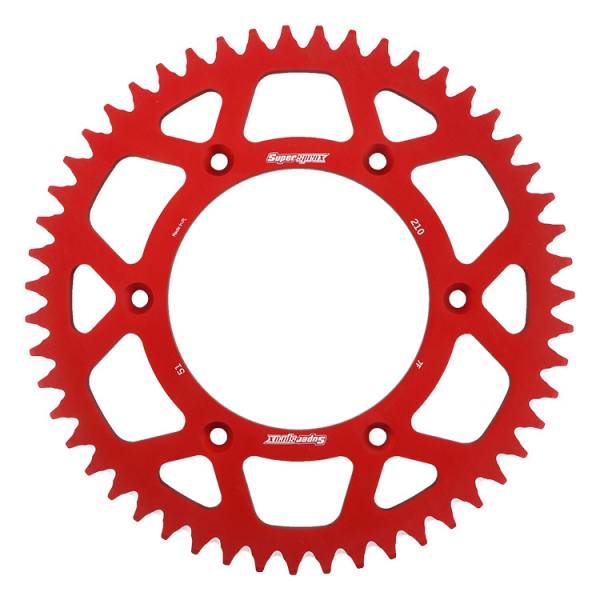 SUPERSPROX - REAR SPROCKET ALUMINUM 51T-520 RED HON - Image 1