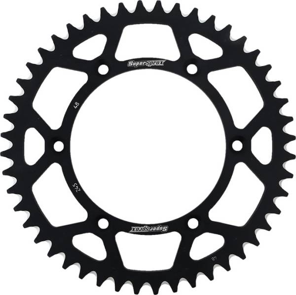 SUPERSPROX - REAR SPROCKET ALUMINUM 48T-520 BLK YAM - Image 1