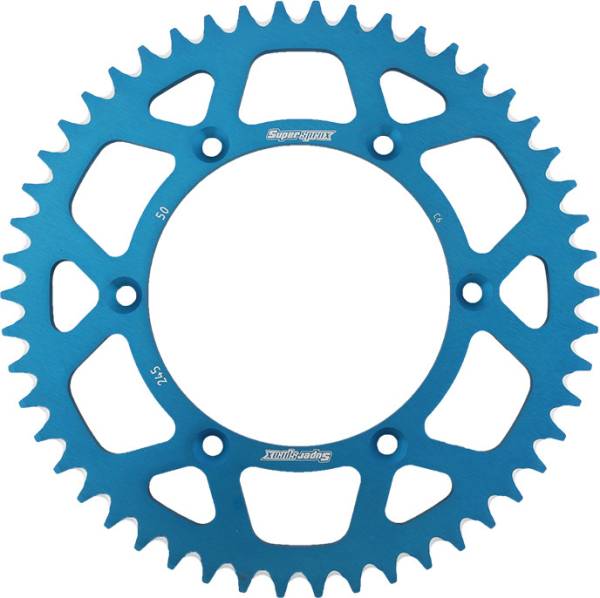 SUPERSPROX - REAR SPROCKET ALUMINUM 50T-520 BLU YAM - Image 1