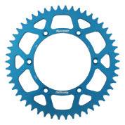 SUPERSPROX - REAR SPROCKET ALUMINUM 51T-520 BLU YAM - Image 1