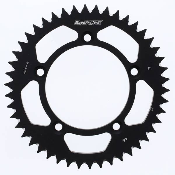 SUPERSPROX - REAR SPROCKET ALUMINUM 46T-420 BLK KTM - Image 1