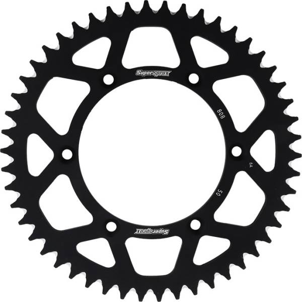 SUPERSPROX - REAR SPROCKET ALUMINUM 50T-520 BLK SUZ - Image 1