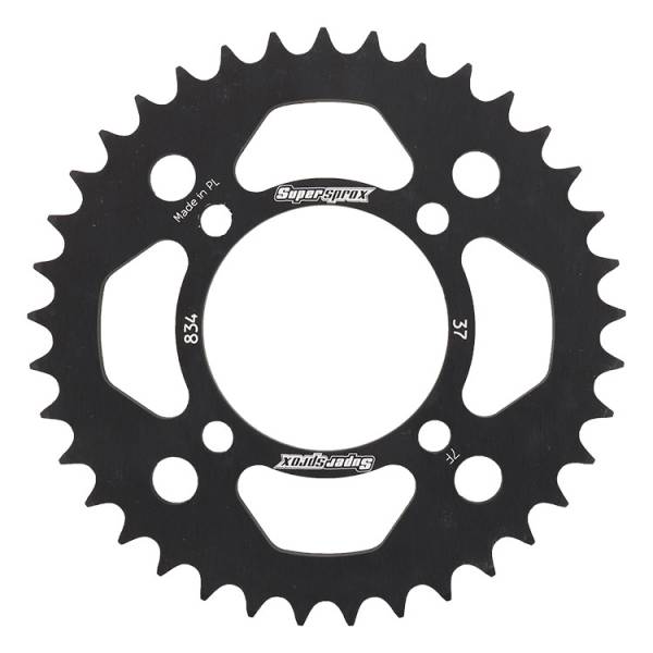 SUPERSPROX - REAR SPROCKET ALUMINUM 37T-420 BLK YAM - Image 1