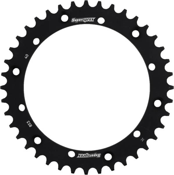 SUPERSPROX - REAR SPROCKET ALUMINUM 40T-520 BLK YAM - Image 1