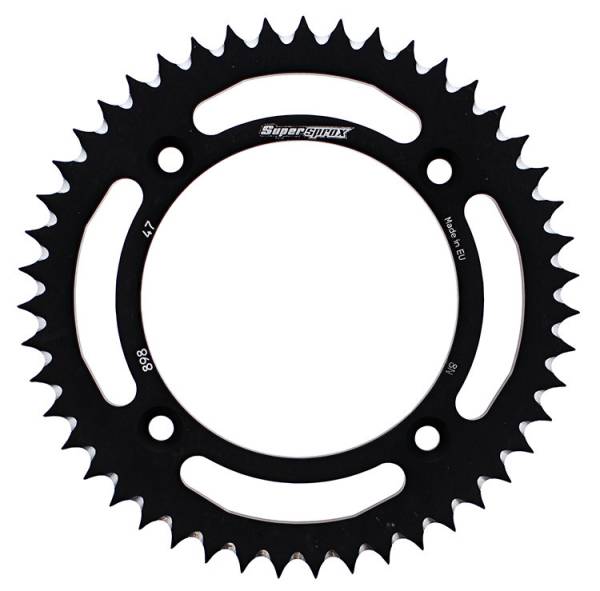 SUPERSPROX - REAR SPROCKET ALUMINUM 47T-428 BLK HUSQ/KTM - Image 1