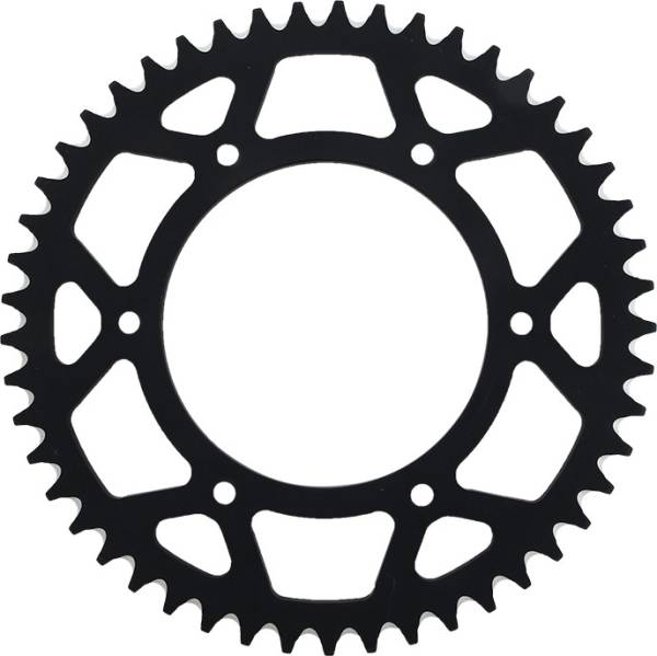 SUPERSPROX - REAR SPROCKET ALUMINUM 49T-520 BLK HUSQ/KTM - Image 1