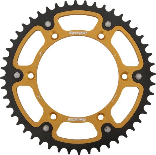 SUPERSPROX - REAR STEALTH SPROCKET ALU/STL 48T-520 GLD YAM - Image 1