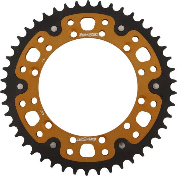 SUPERSPROX - REAR STEALTH SPROCKET ALU/STL 46T-520 GLD KAW - Image 1