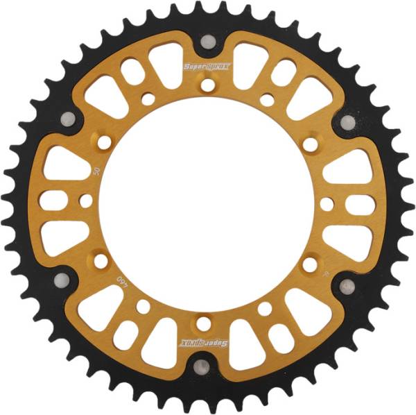 SUPERSPROX - REAR STEALTH SPROCKET ALU/STL 50T-520 GLD KAW - Image 1