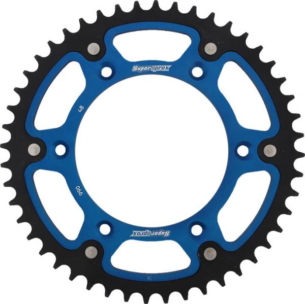 SUPERSPROX - REAR STEALTH SPROCKET ALU/STL 48T-520 BLU HUS/HUSQ/KTM - Image 1