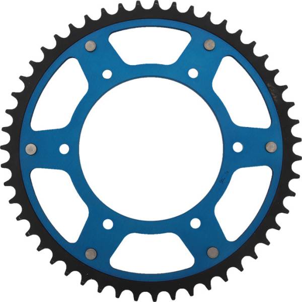 SUPERSPROX - REAR STEALTH SPROCKET ALU/STL 51T-520 BLU HUSQ/KTM - Image 1