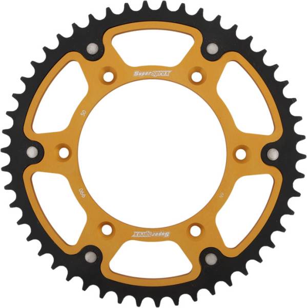 SUPERSPROX - REAR STEALTH SPROCKET ALU/STL 50T-520 GLD HUS/HUSQ/KTM - Image 1