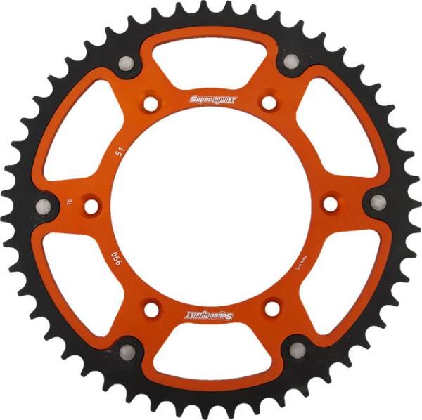 SUPERSPROX - REAR STEALTH SPROCKET ALU/STL 51T-520 ORG HUSQ/KTM - Image 1