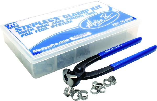 MOTION PRO - STEPLESS CLAMP FUEL LINE FITTINGS KIT 80/PC - Image 1