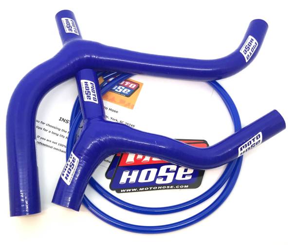 MOTO HOSE - SILICONE Y-HOSE KIT (BLUE) - Image 1