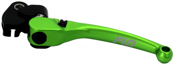 FLO MOTORSPORTS - PRO 160 CLUTCH LEVER GREEN - Image 1