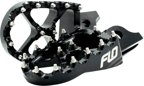 FLO MOTORSPORTS - PRO SERIES FOOT PEGS BLACK - Image 1